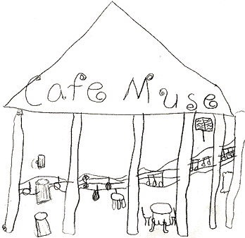 CafeMuse Home Page.